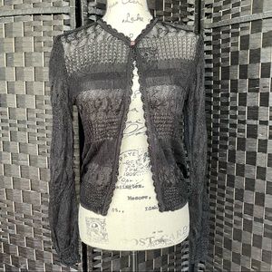 Luca Luca by Luca Orlandi NWOT Crochet Knit Cardigan